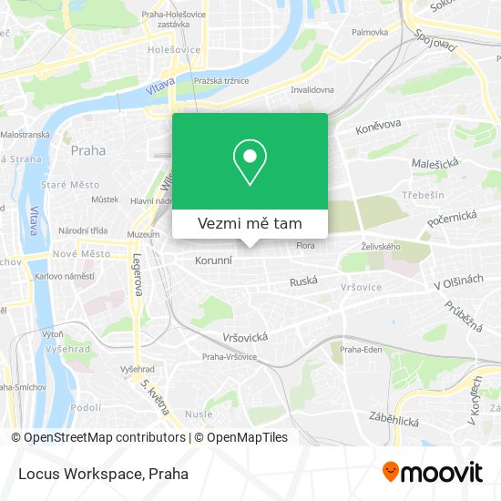 Locus Workspace mapa