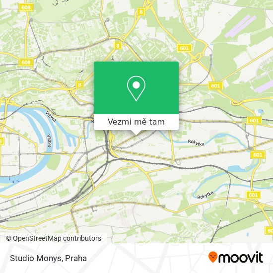 Studio Monys mapa