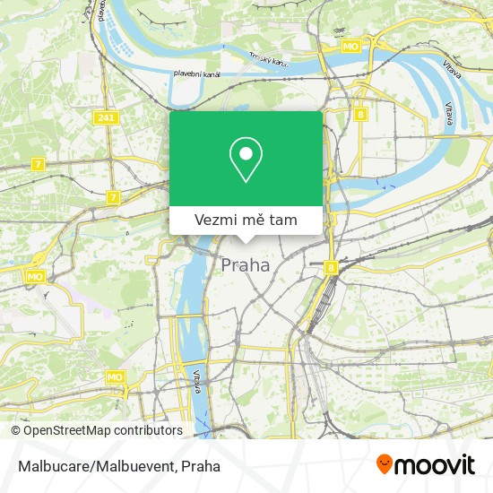 Malbucare/Malbuevent mapa