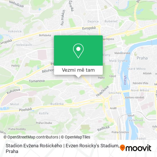 Stadion Evžena Rošického | Evzen Rosicky's Stadium mapa