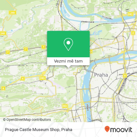 Prague Castle Museum Shop mapa