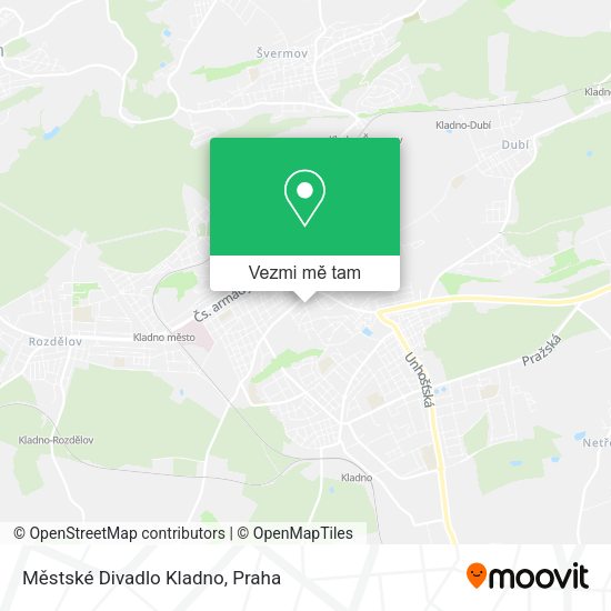 Městské Divadlo Kladno mapa