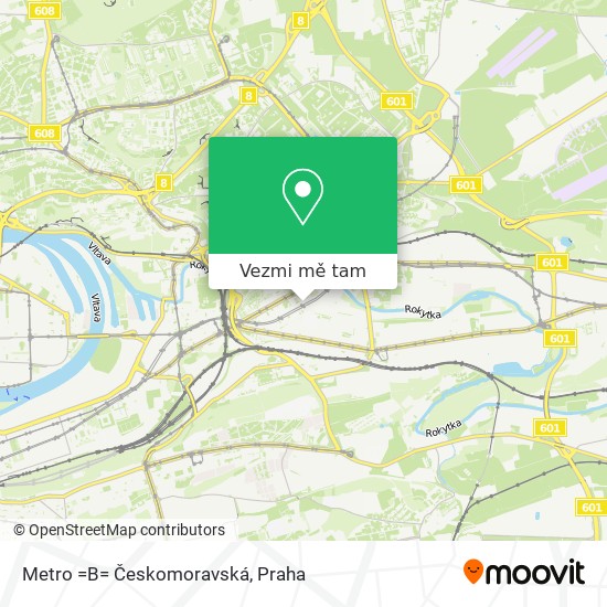 Metro =B= Českomoravská mapa