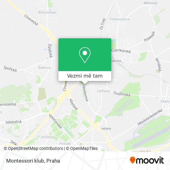 Montessori klub mapa