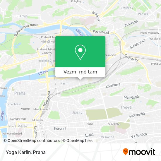 Yoga Karlin mapa