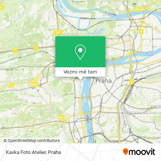 Kavka Foto Atelier mapa