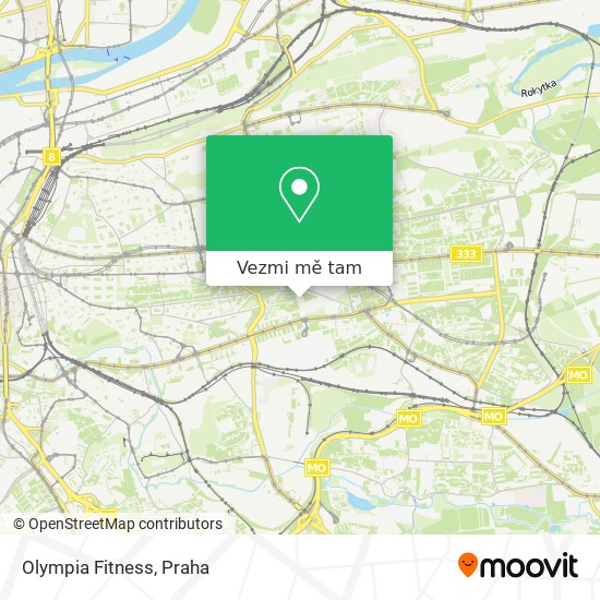 Olympia Fitness mapa