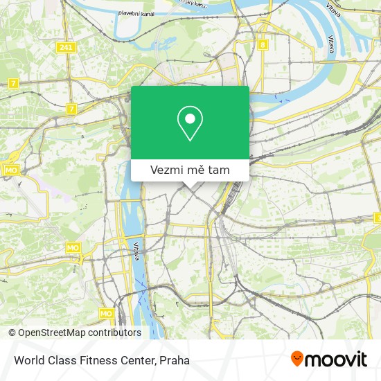 World Class Fitness Center mapa