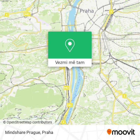 Mindshare Prague mapa