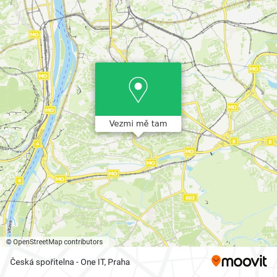 Česká spořitelna - One IT mapa