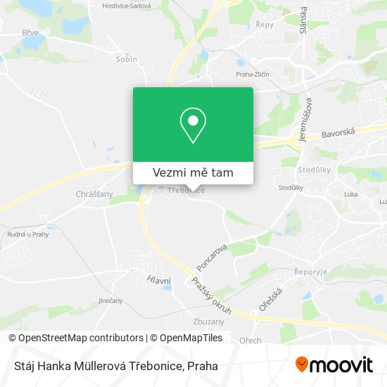 Stáj Hanka Müllerová Třebonice mapa