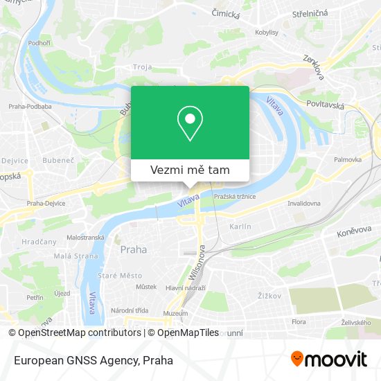 European GNSS Agency mapa