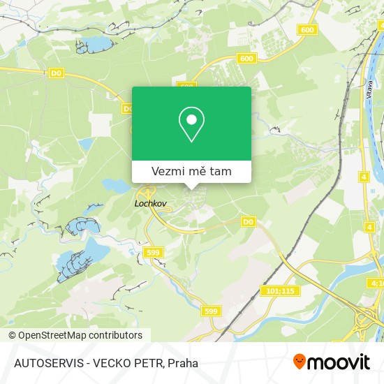 AUTOSERVIS - VECKO PETR mapa