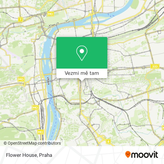 Flower House mapa