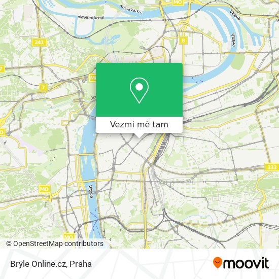Brýle Online.cz mapa