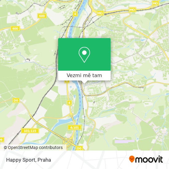 Happy Sport mapa