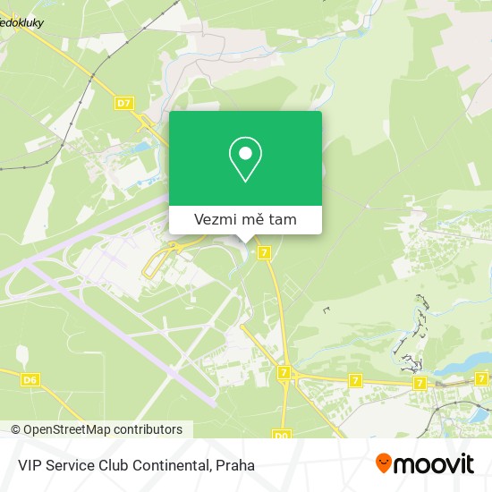 VIP Service Club Continental mapa