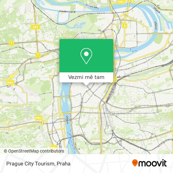 Prague City Tourism mapa