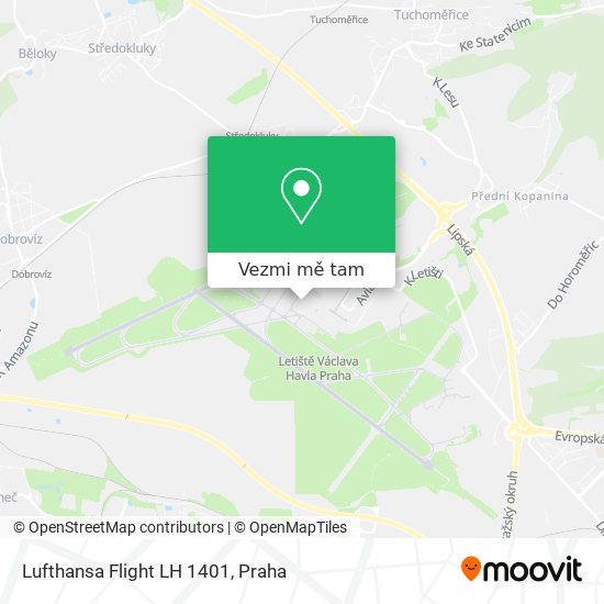 Lufthansa Flight LH 1401 mapa