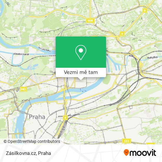 Zásilkovna.cz mapa