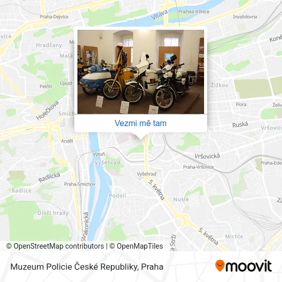 Muzeum Policie České Republiky mapa