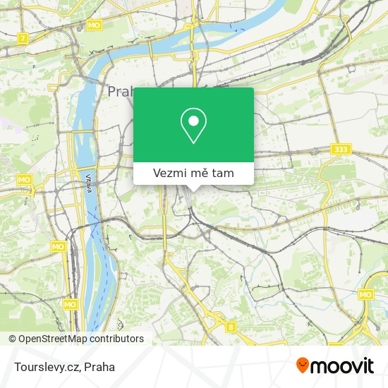 Tourslevy.cz mapa