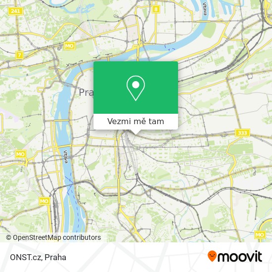 ONST.cz mapa