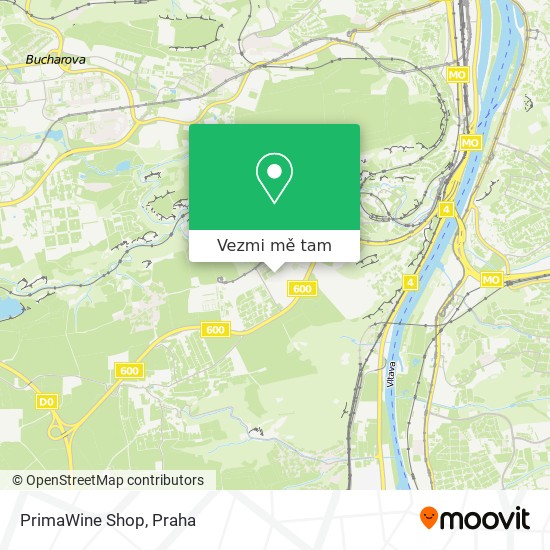 PrimaWine Shop mapa