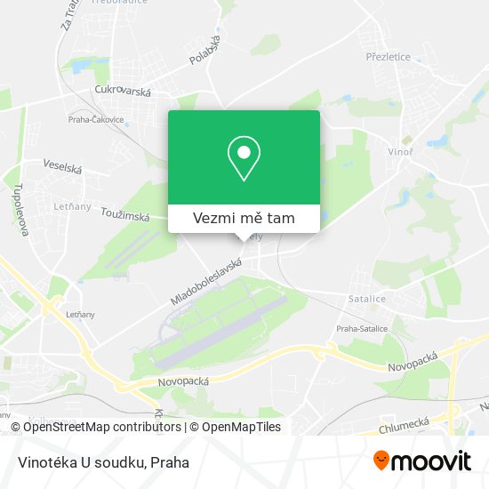 Vinotéka U soudku mapa