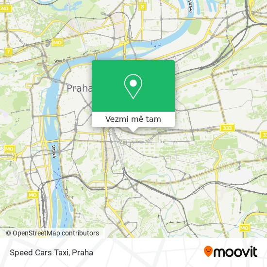 Speed Cars Taxi mapa