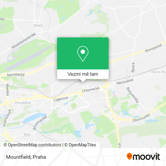Mountfield mapa