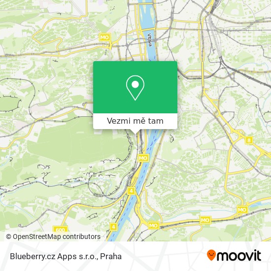 Blueberry.cz Apps s.r.o. mapa