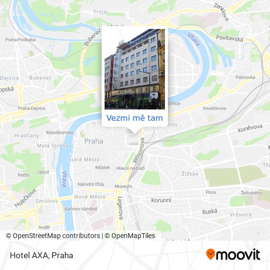 Hotel AXA mapa