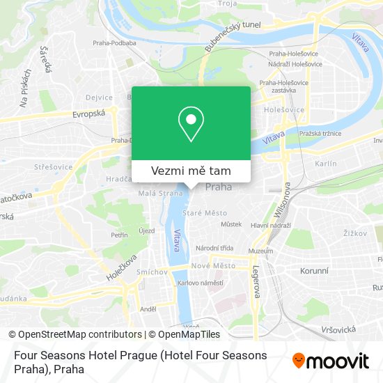 Four Seasons Hotel Prague mapa
