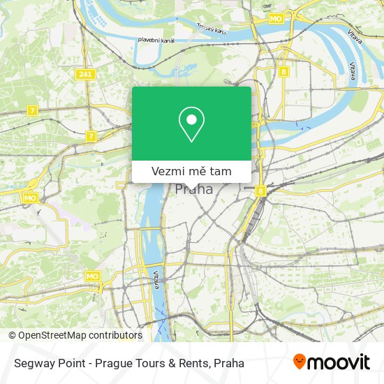 Segway Point - Prague Tours & Rents mapa