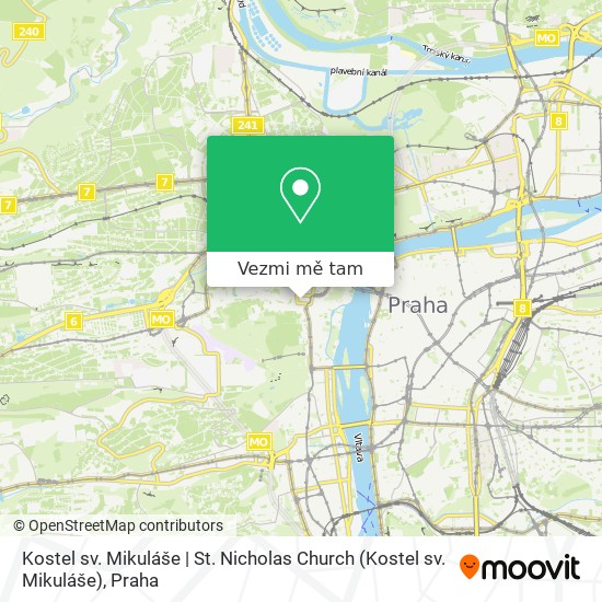 Kostel sv. Mikuláše | St. Nicholas Church mapa