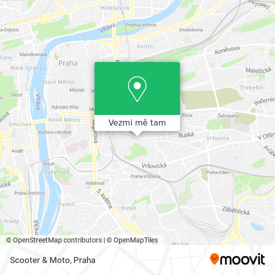 Scooter & Moto mapa