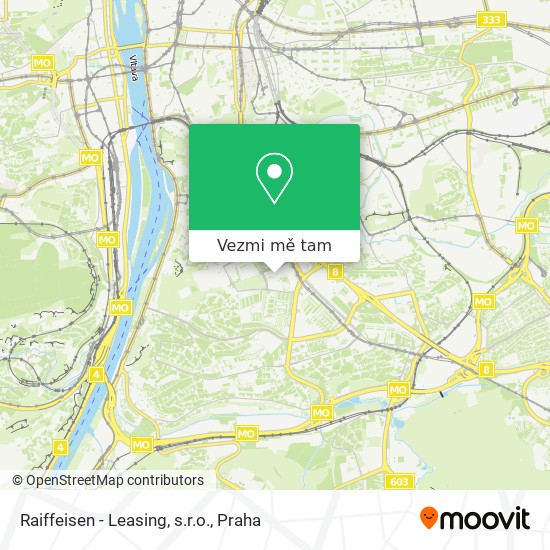 Raiffeisen - Leasing, s.r.o. mapa