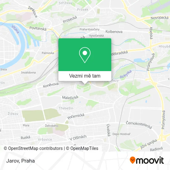 Jarov mapa