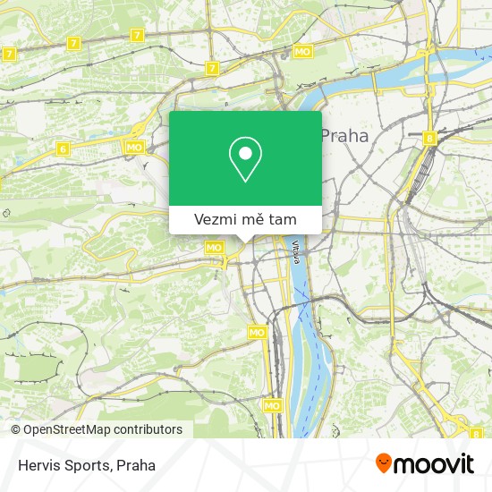 Hervis Sports mapa
