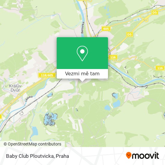 Baby Club Ploutvicka mapa