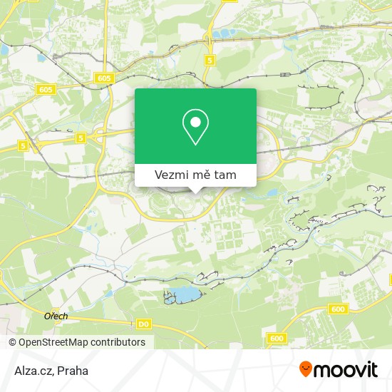 Alza.cz mapa