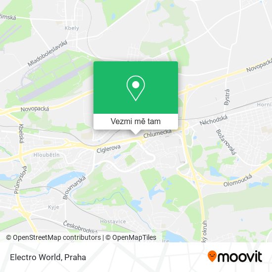 Electro World mapa