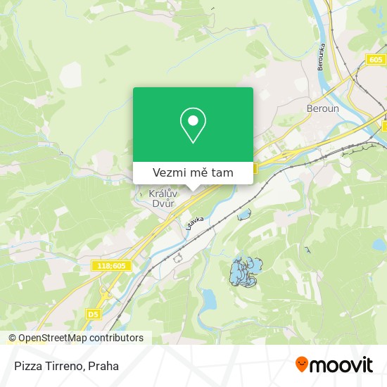 Pizza Tirreno mapa
