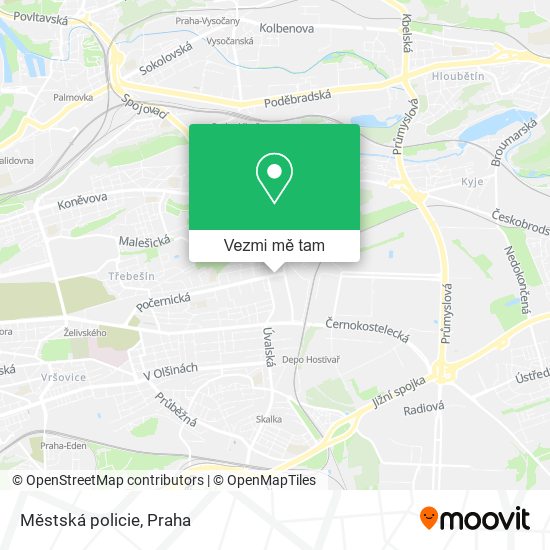 Městská policie mapa