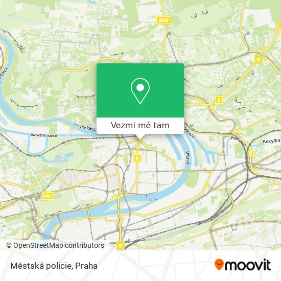 Městská policie mapa