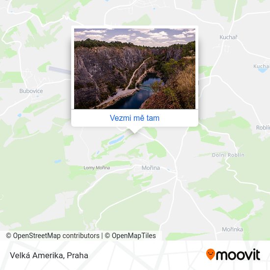 Velká Amerika mapa