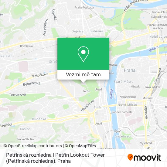 Petřínská rozhledna | Petřín Lookout Tower mapa