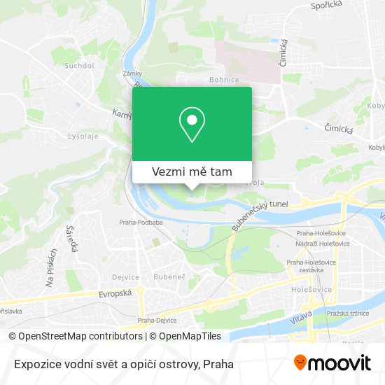 Expozice vodní svět a opičí ostrovy mapa