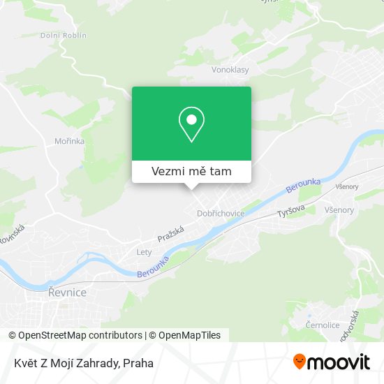 Květ Z Mojí Zahrady mapa